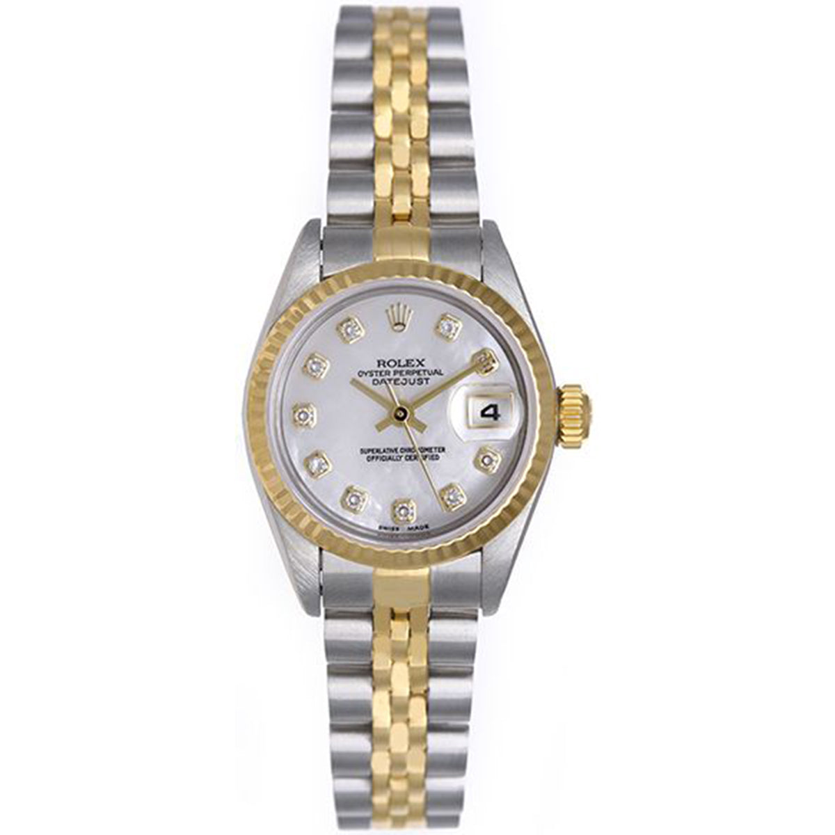ゴリラ‼️ROLEX ロレックス　デイトジャスト79173レディース Ladies Rolex Datejust Watch 79173 Factory Mother-Of-Pearl Diamond Dial