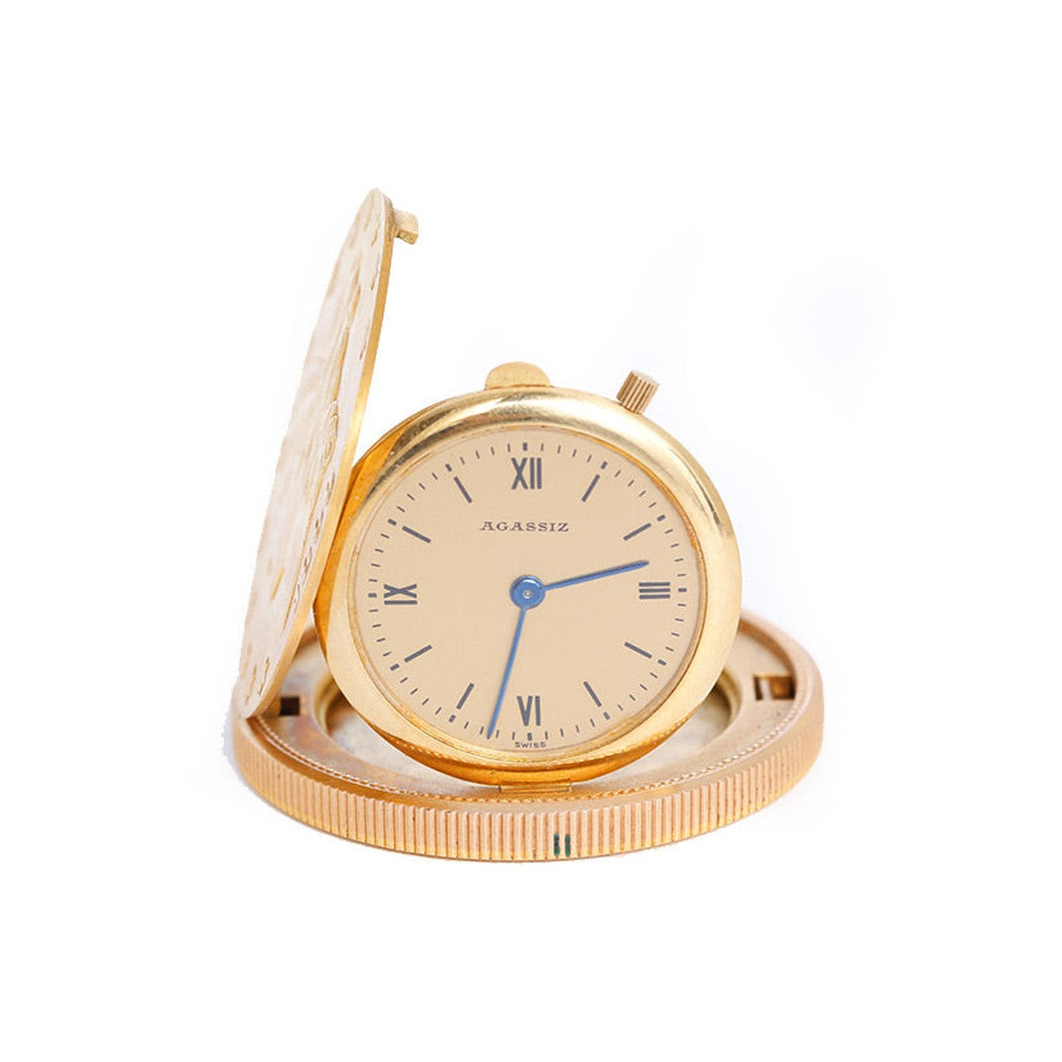 Agassiz 18k Coin Pocket Watch From an Actual $20 Gold Coin