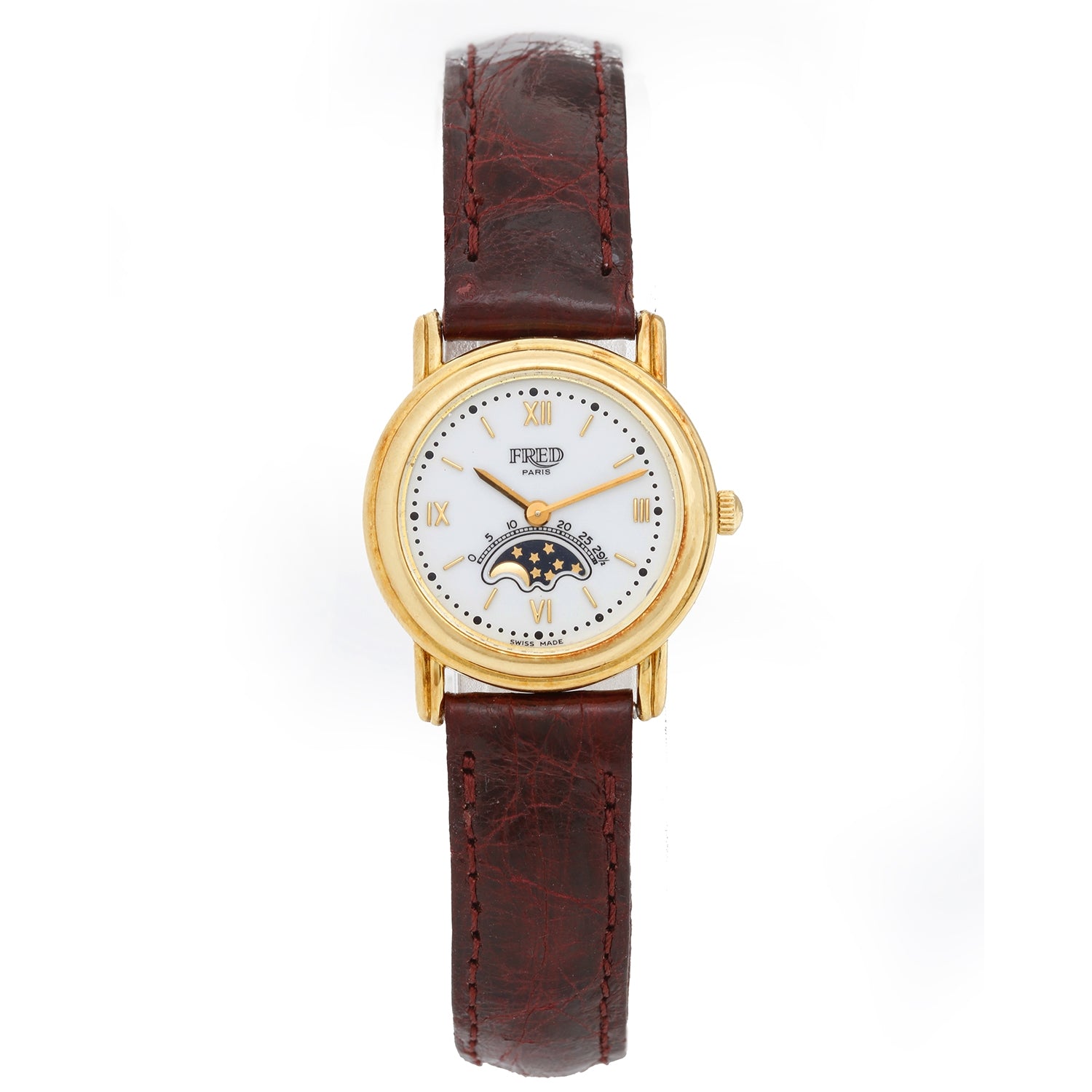 Fred of Paris 18K Yellow Gold Ladies Watch display picture 2