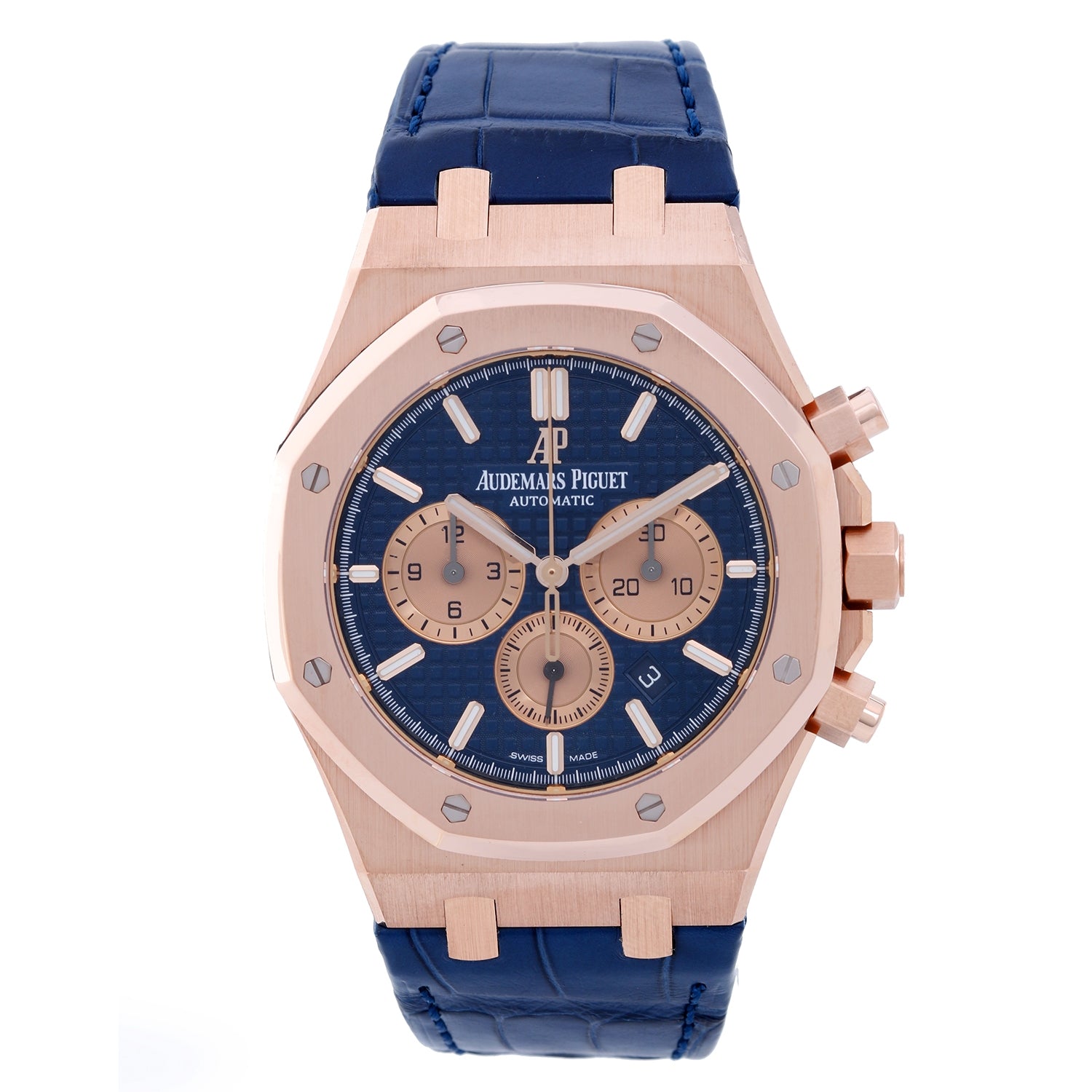 ｍａｙｕｒｉａ　0730 Audemars Piguet Royal Oak 18K Rose Gold Chronograph Watch 263310R