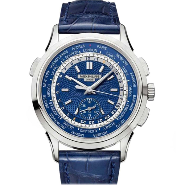Patek Philippe World Time 18k White Gold Men's Watch 5930G/001
