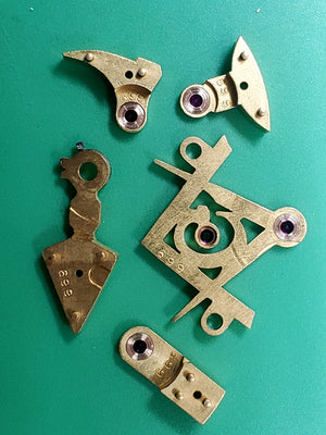 Dudley Gold Filled Masonic Model 3 Pocket Watch