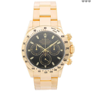Men's Rolex Cosmograph Daytona 18k Gold Watch 116528