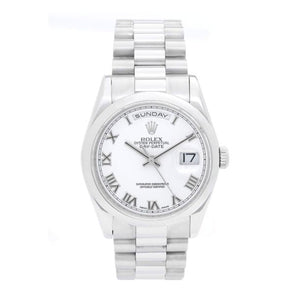 Rolex President Day-Date Platinum Men's Watch 118206