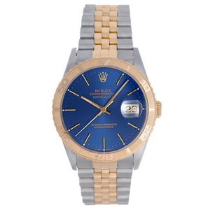 Rolex Turnograph 2-Tone Men's Steel & Gold Watch 16263