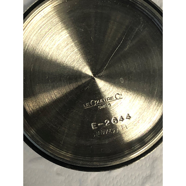 Vintage Jaeger-LeCoultre Chronograph Black Dial Men's Watch