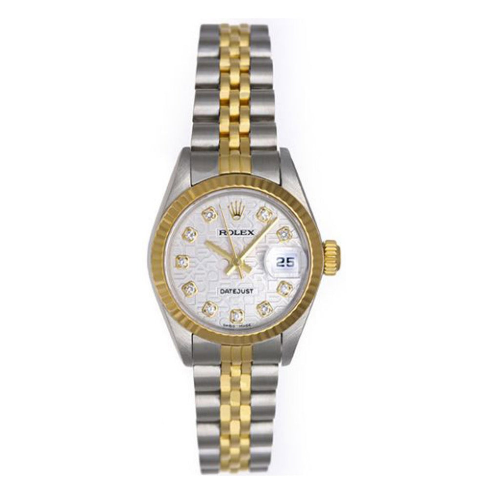 Ladies Rolex Datejust Watch 69173 Silver Jubilee Dial
