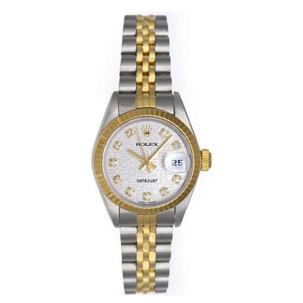 Ladies Rolex Datejust Watch 69173 Silver Jubilee Dial