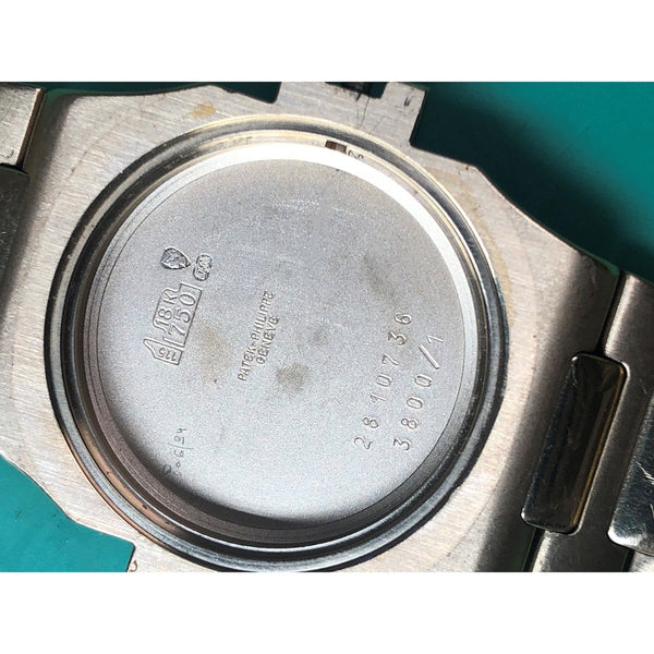 Patek Philippe Nautilus 18k Yellow Gold Watch 3800 J Champagne dial