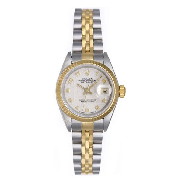 Rolex  Datejust 2-Tone Ladies Watch Jubilee Arabic Dial 69173