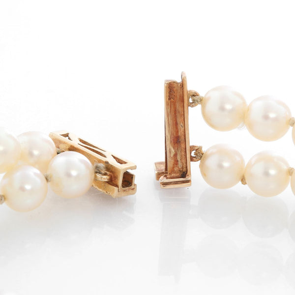 14K Yellow Gold Pearl Bracelet