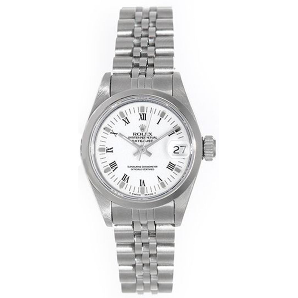 Ladies Rolex Date Pre-owned Stainless Steel Watch 79160