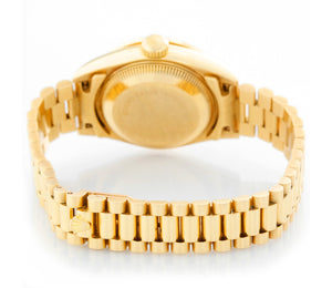 Ladies Rolex President Gold Watch with Diamonds 79178