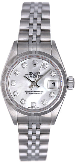 Rolex Ladies Date Stainless Steel Watch 79190