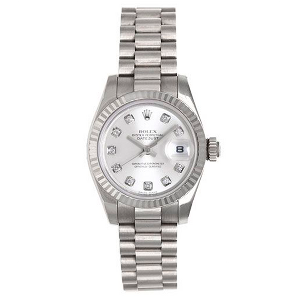 Ladies Rolex President Watch 179179 Rolex Silver Dial
