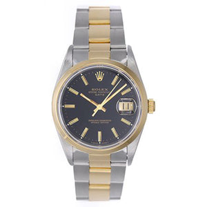 Rolex Date Men's Watch 15203 Black dial