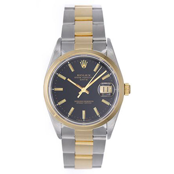 Rolex Date Men's Watch 15203 Black dial