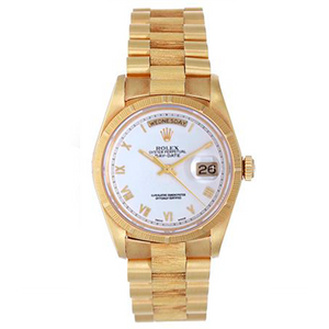 Rolex President Men's - Day-Date  Watch 18248 White Dial