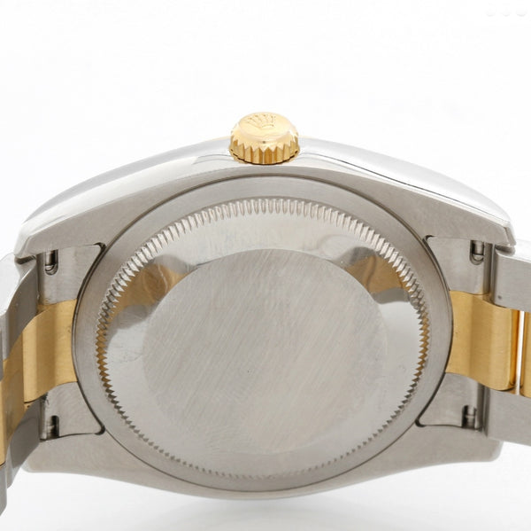 Men's Rolex Datejust  Watch 116233 Ivory Pyramid Dial