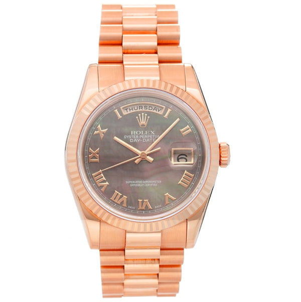 Men's Rolex Rose Gold President Day-Date Watch 118235