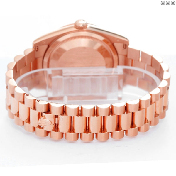 Men's Rolex Rose Gold President Day-Date Watch 118235