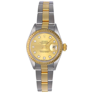 Rolex Datejust Ladies Steel & Gold Watch 79173