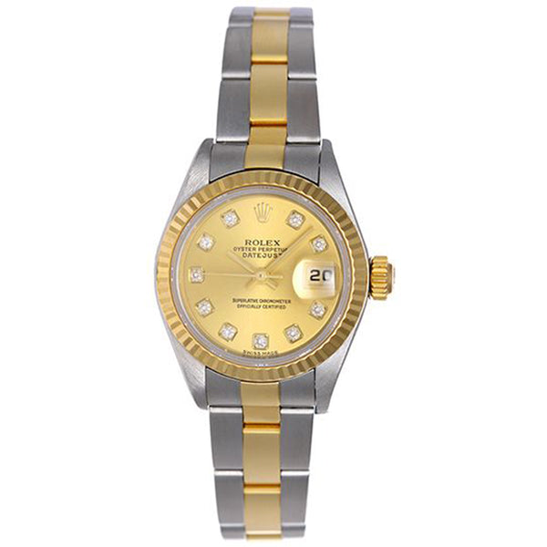 Rolex Datejust Ladies Steel & Gold Watch 79173