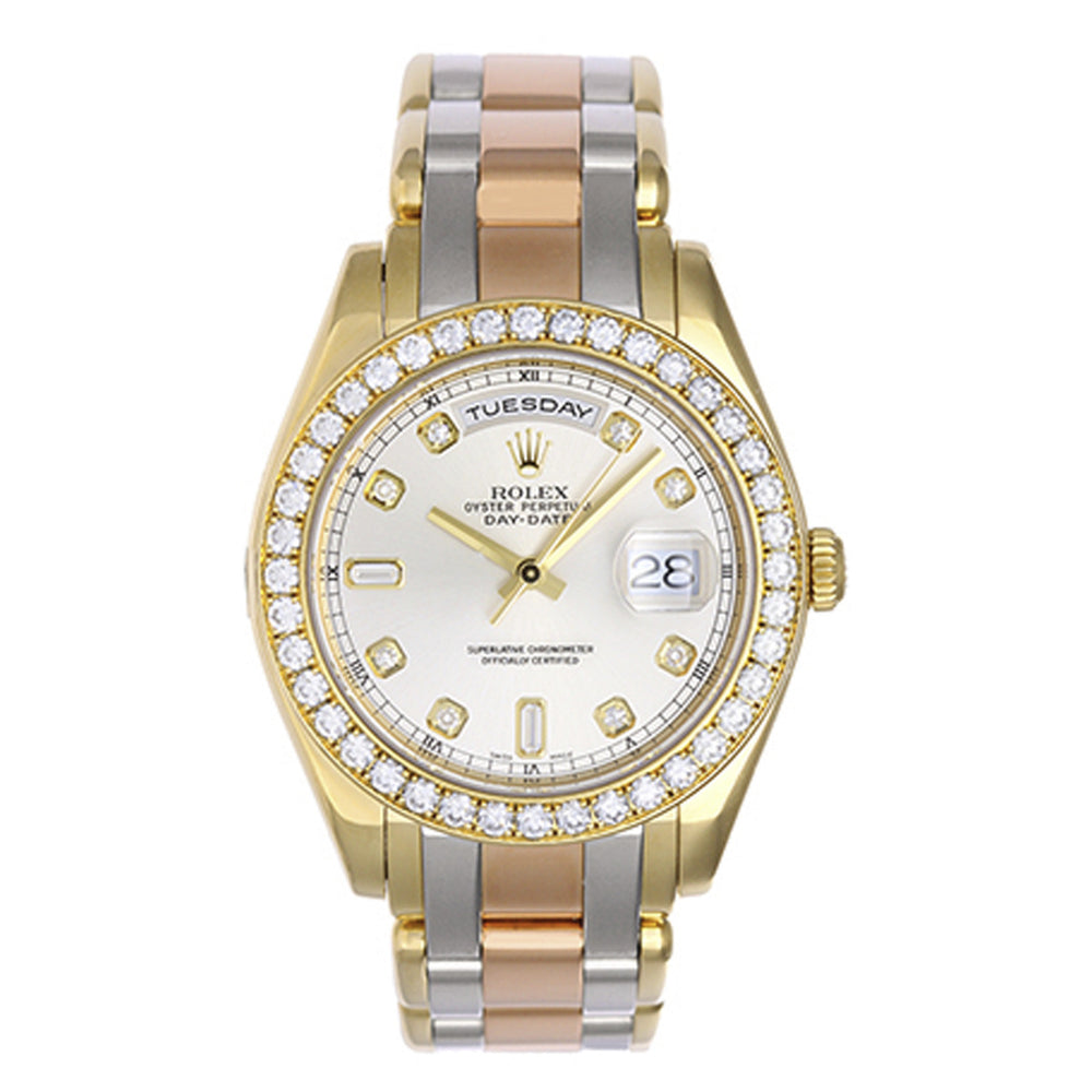 Rolex Tridor Day-Date Special Edition Masterpiece / Pearlmaster Men's Watch 18948