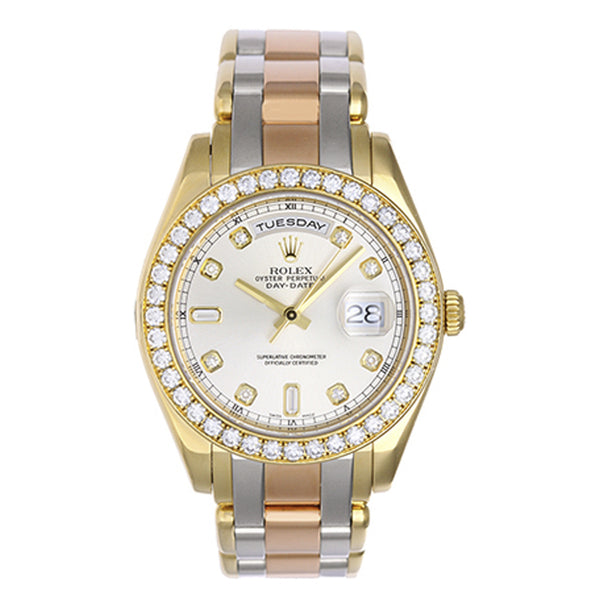 Rolex Tridor Day-Date Special Edition Masterpiece / Pearlmaster Men's Watch 18948