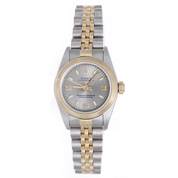 Rolex Ladies Oyster Perpetual 2-Tone Watch 67193