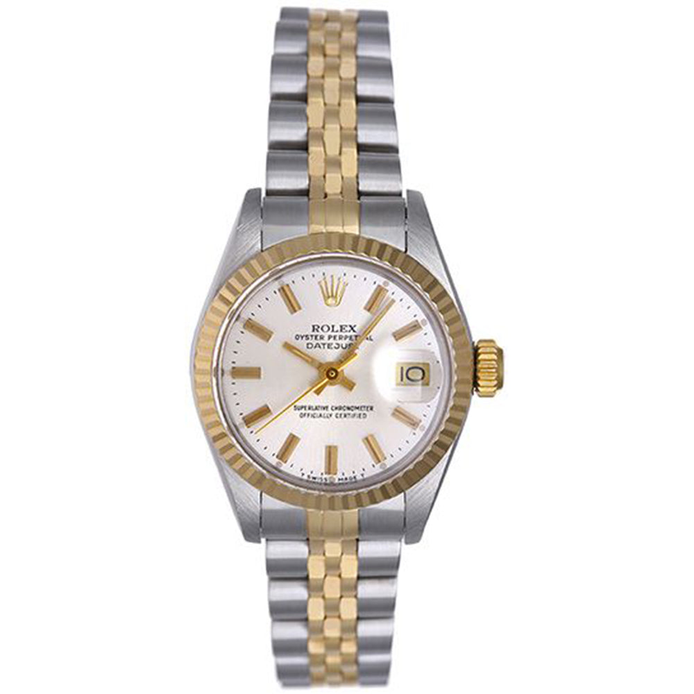 Ladies Rolex Date 2-Tone Steel & Gold Automatic Watch 6917