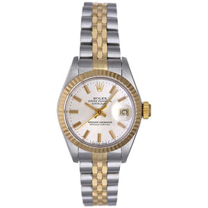 Ladies Rolex Date 2-Tone Steel & Gold Automatic Watch 6917