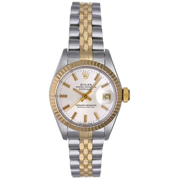 Ladies Rolex Date 2-Tone Steel & Gold Automatic Watch 6917
