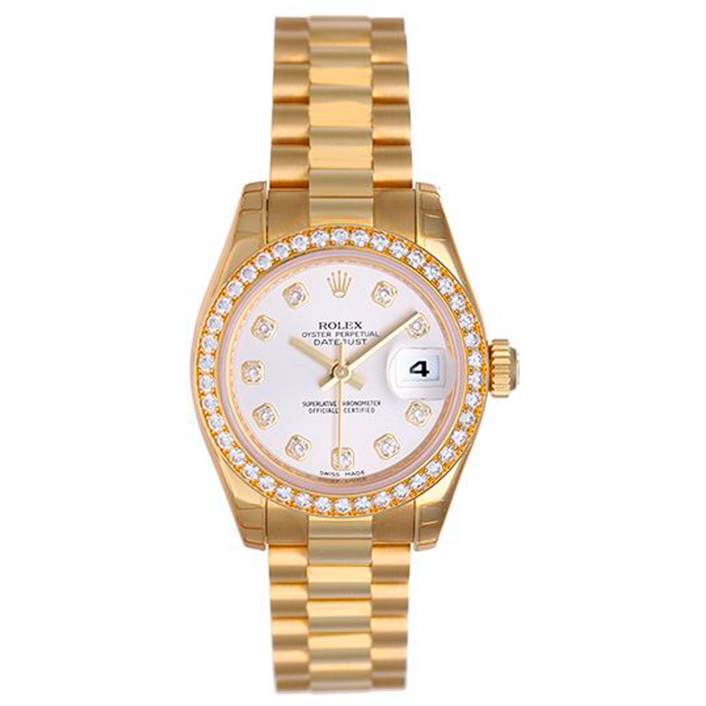 Rolex Ladies President 18k Gold Watch 179138