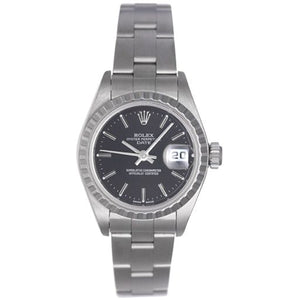 Rolex Ladies Date Stainless Steel Watch 79240