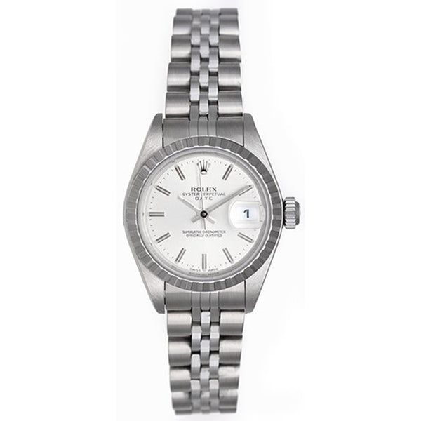 Rolex Ladies Date Stainless Steel Watch 79240
