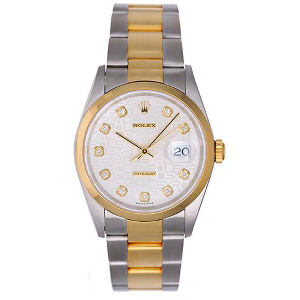 Rolex Datejust Men's 2-Tone Watch 16203