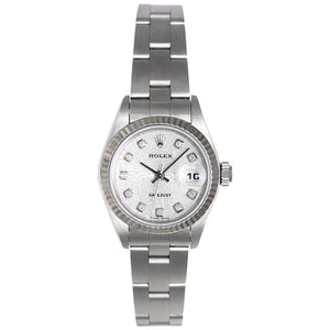 Rolex Ladies Datejust Stainless Steel Watch 79174