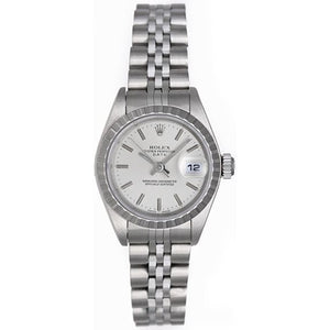 Rolex Ladies Date Stainless Steel Watch 79240