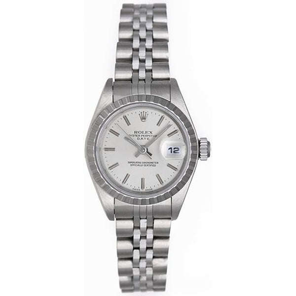 Rolex Ladies Date Stainless Steel Watch 79240