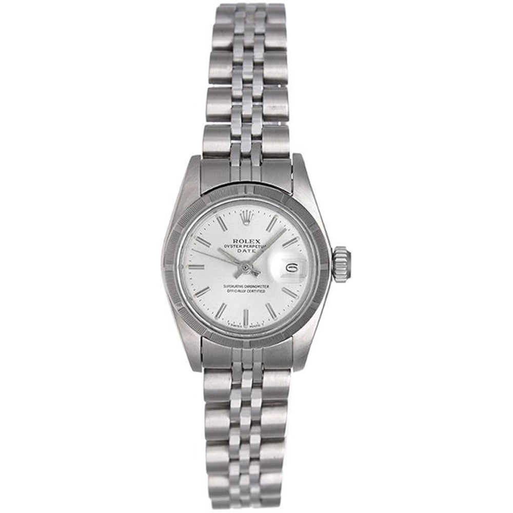 Rolex Ladies Date Stainless Steel Watch 6919