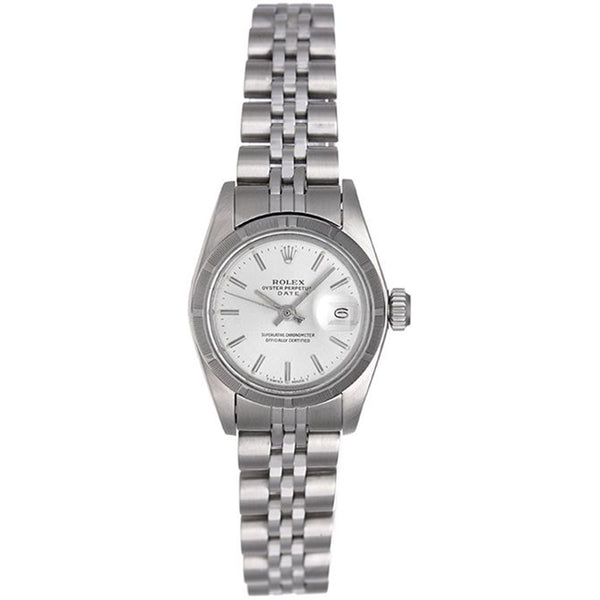Rolex Ladies Date Stainless Steel Watch 6919