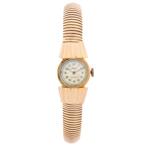 Very Rare & Unusual Vintage Rose Gold Ladies Lanco