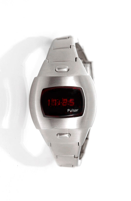 Vintage Pulsar Digital Ladies Steel Watch with LED Display |