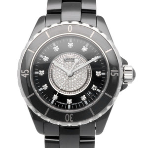 Chanel J12 Black Ceramic Automatic Midsize Unisex Watch H1757