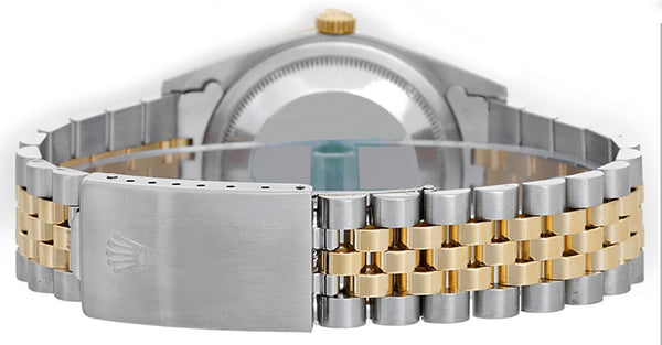 Rolex Datejust Men's 2-Tone Watch Steel & Gold 16233