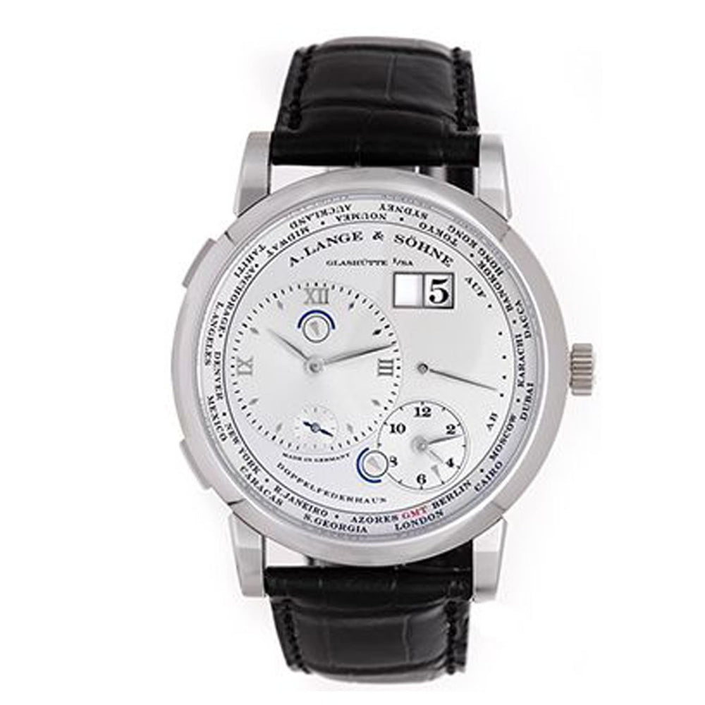 A. Lange & Sohne Lange 1 Time zone Men's Platinum Watch 116.025