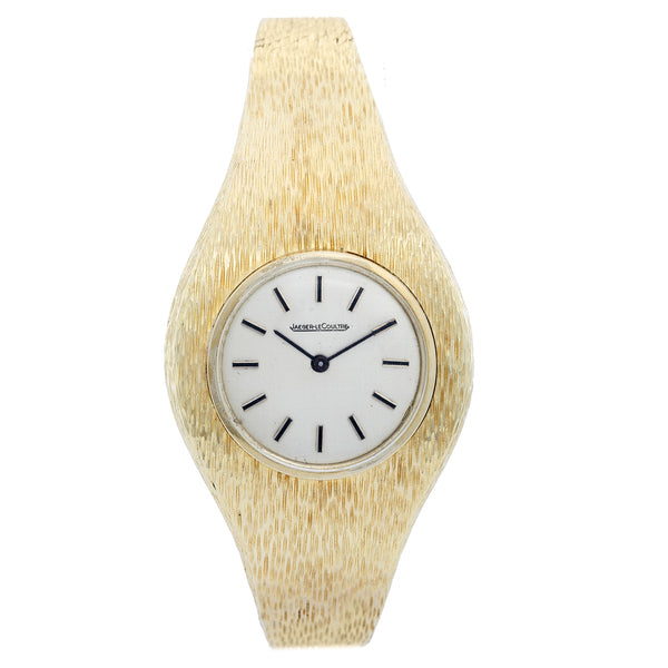 Vintage Jaeger - LeCoultre 14k Yellow Gold Retro Style Watch