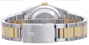 Rolex Datejust Men's 2-Tone Steel & Gold Blue Dial Watch  16233