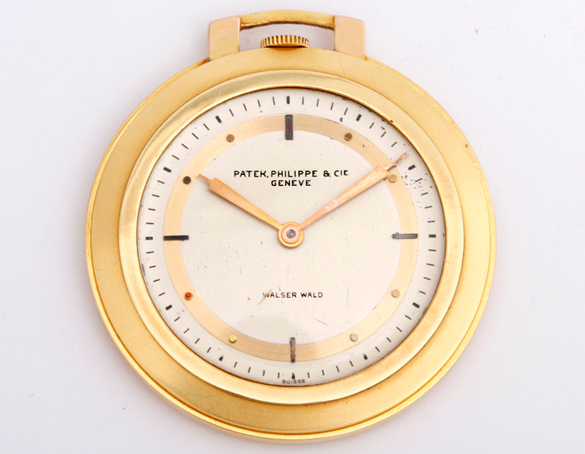 Patek Philippe Very Unusual Art Deco Style Vintage Pocket Watch